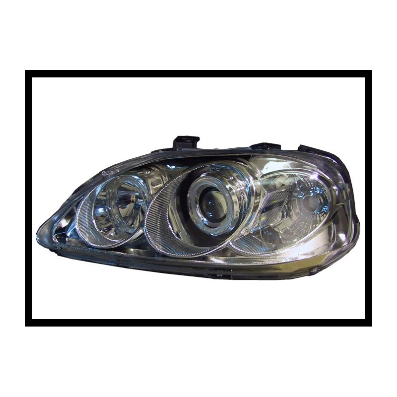 Faros Delanteros Ojos De Angel Honda Civic '99