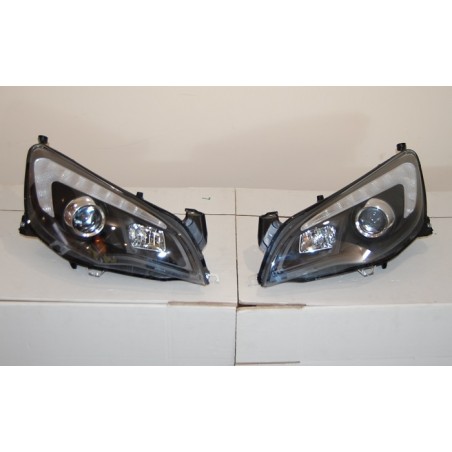 Fanali Day Light Opel Astra J DRL Nero