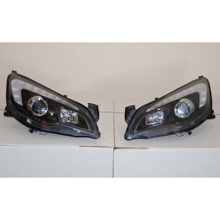 Phare Avant Lumière De Jour Opel Astra J DRL Noir