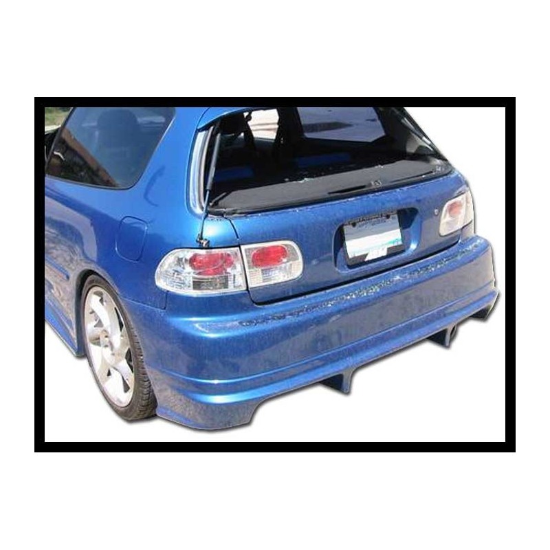 Paragolpes Trasero  Honda Civic 92-95 Racing S/Cajetin