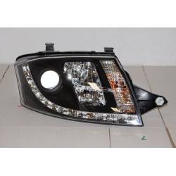 Set Of Headlamps Day Light Audi TT 98-05 8N, Black
