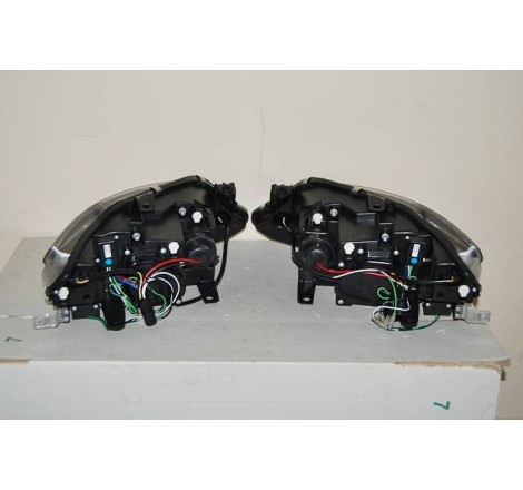 Set Of Headlamps Day Light Seat Ibiza 2009 6J Black