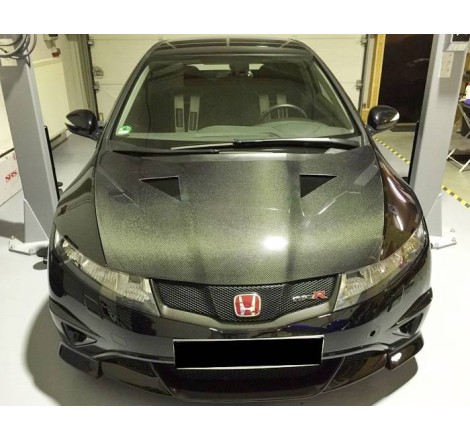 Carbon Fibre Bonnet Honda Civic 2006 R Mugen Type