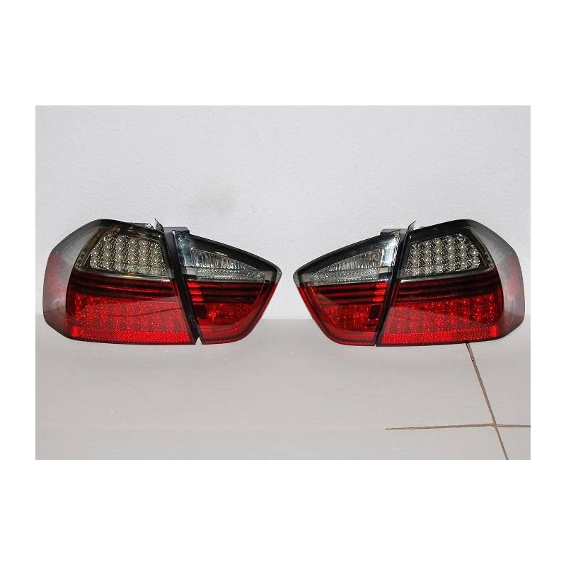 Pilotos Traseros BMW E90 05 4P Led Red Smoked