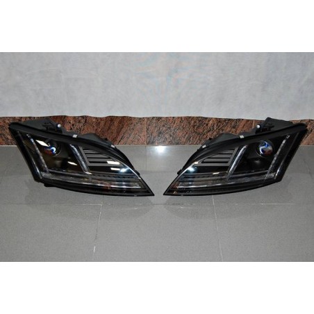 Phare Avant Lumière De Jour AUDI TT 10-15 Xenon DRL Noir