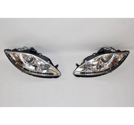 Set Of Headlamps Day Light Seat Leon 2009-2012