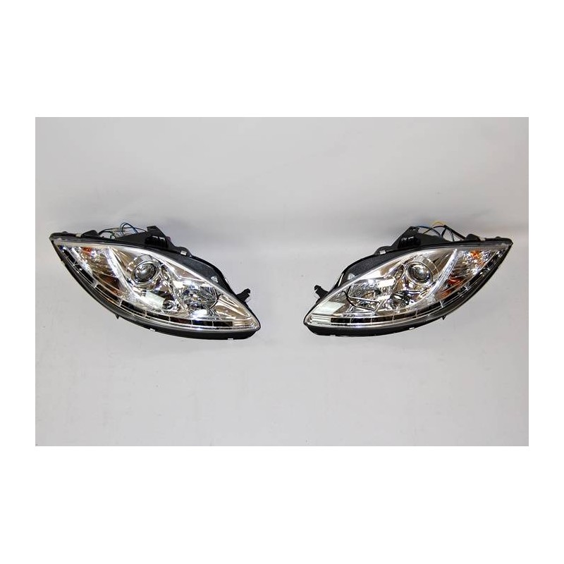 Set Of Headlamps Day Light Seat Leon 2009-2012