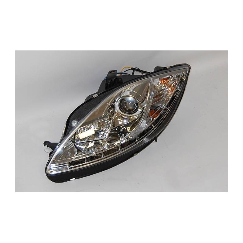 Set Of Headlamps Day Light Seat Leon 2009-2012