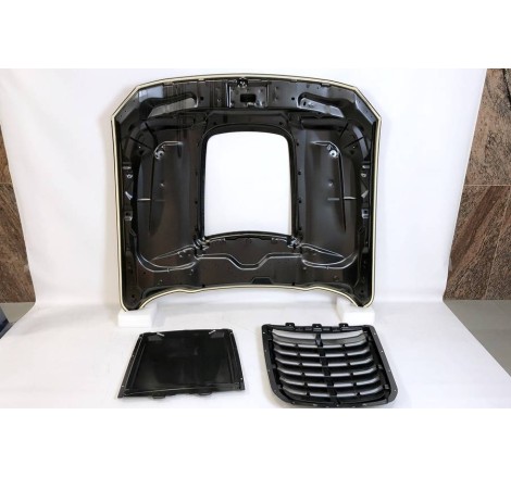 Cofano Ford Mustang Look GT500 18-22 Alluminio