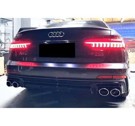 Difusor Trasero Audi A6 / A6 Avant C8 Look S6