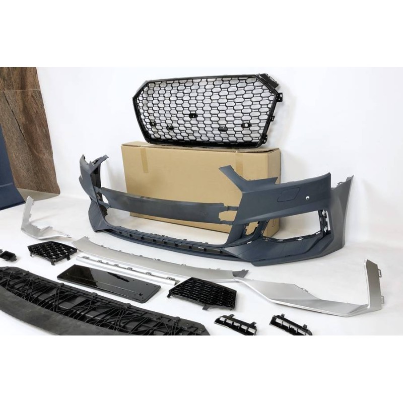 Front Bumper Audi A4 16-19 B9 Look RS4