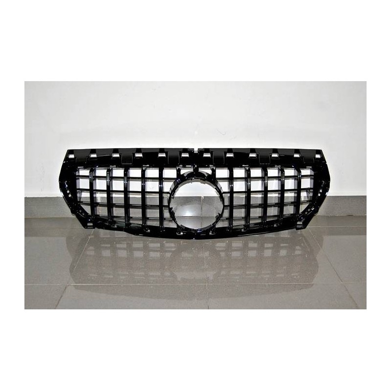 Front Grill Mercedes W117 CLA 2013-2019 Look GTR FULL BLACK