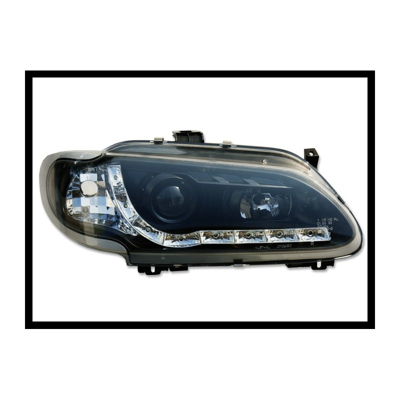 Faros Delanteros Luz De Dia Renault Megane '96 Black