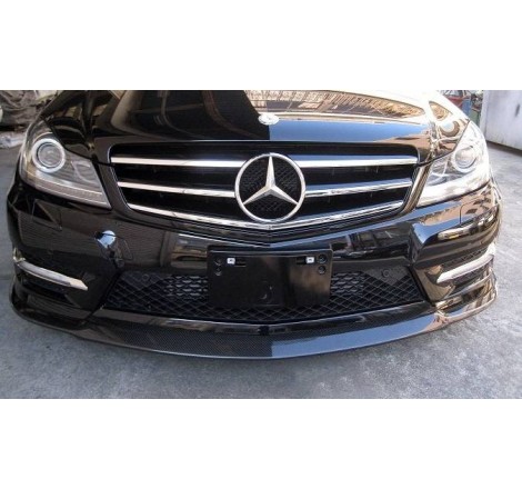 Déflecteur Avant Mercedes W204 C63 2011-2014 Carbone