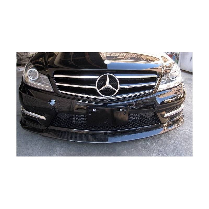 Déflecteur Avant Mercedes W204 C63 2011-2014 Carbone