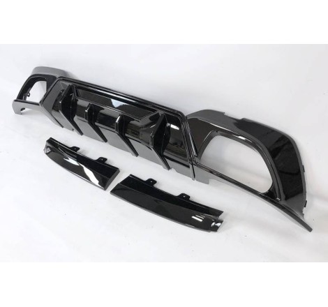 Diffuseur Arrière BMW G20 / G21 Look M3 Competition Noir brillant