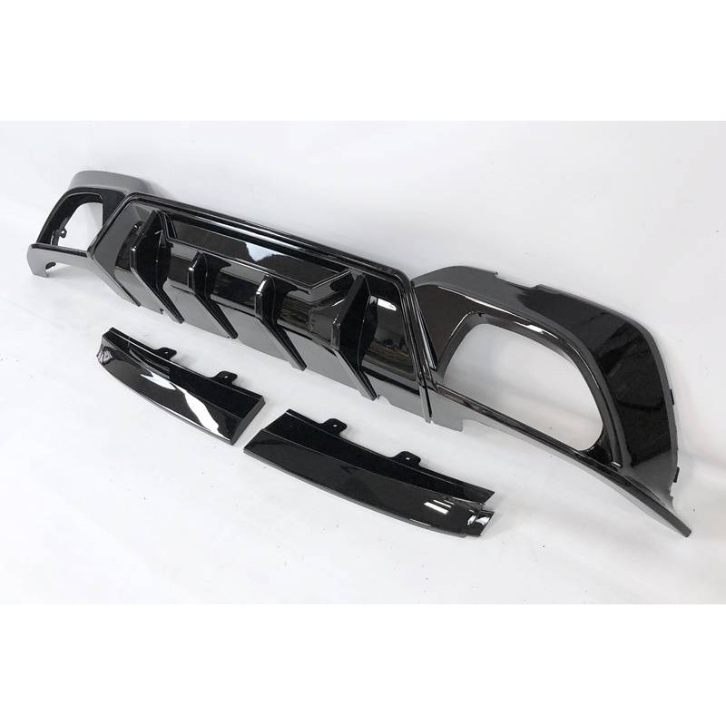 Rear Diffuser BMW G20 / G21 Look M3 Competition Glossy Black