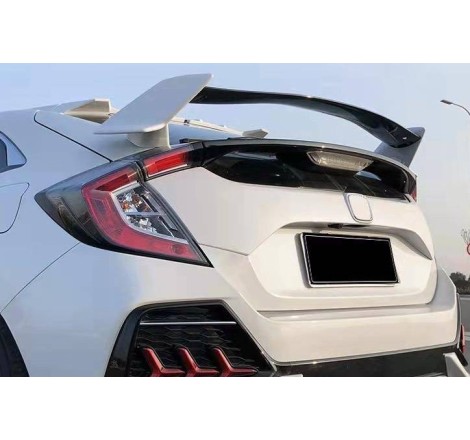 Alerón Honda Civic 2020 look Type R Negro brillante