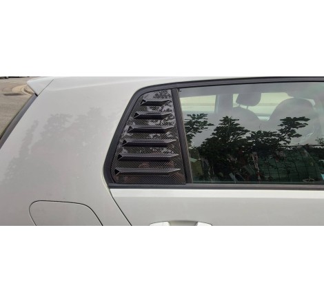 Copri le finestre Volkswagen Golf 7 / 7.5 5 Porte Look Carbonio