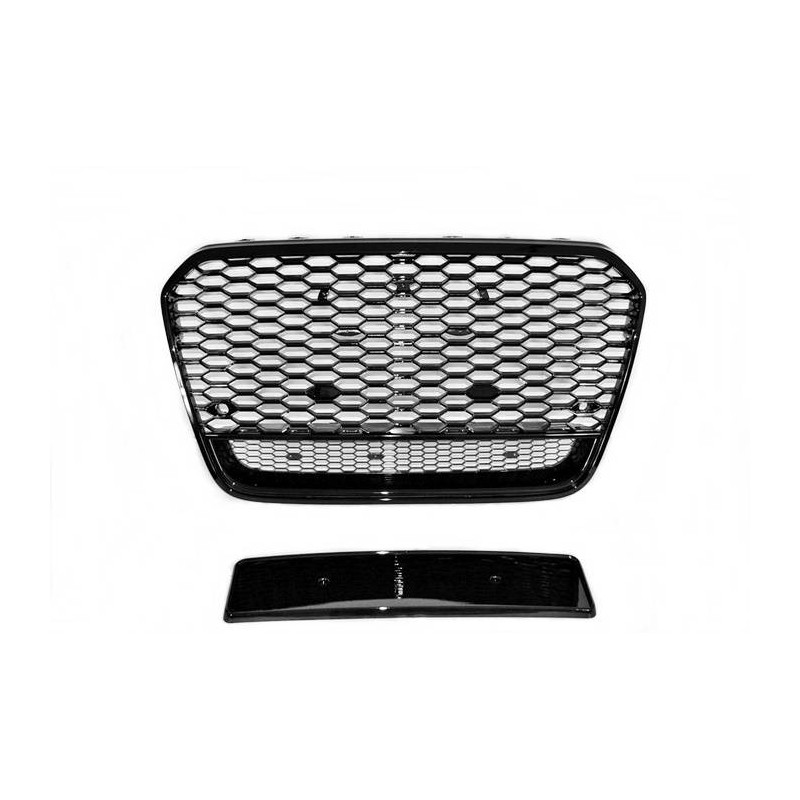 Front Grill Audi A6 11-14 Look RS6 Black II