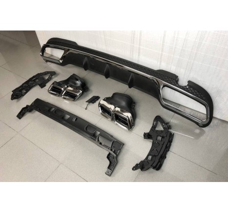 Diffusore Posteriore Mercedes W212 2014-2015 Look AMG E63