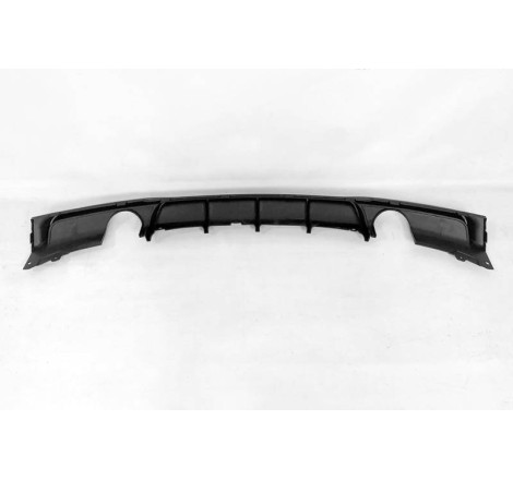 Diffusore Posteriore BMW F30 / F31 Look M Performance 2 Uscite Nero lucido