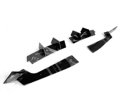 Difusor Trasero Ford Mustang 2018-2020 Brillante Negro