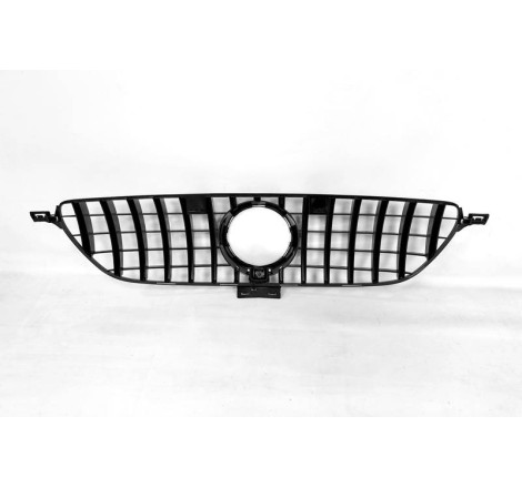 Front Grill Mercedes C292 2014-2018 Look GT Full Black Camera Front Grill Mercedes C292 2014-2018 Look GT Full Black Camera