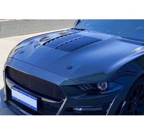 Cofano Ford Mustang Look GT500 18-22 Alluminio