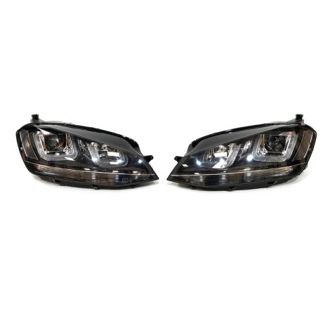 Fanali Day Light De Dia Volkswagen Golf 7 Xenon DRL Black