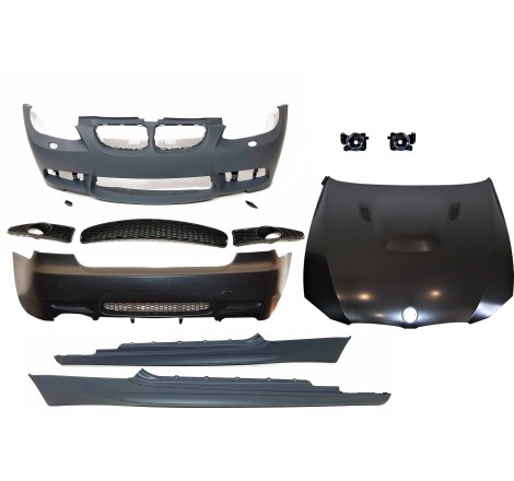 Kit De Carrosserie BMW E92 / E93 06-09 Look M3 Antibrouillard Métal