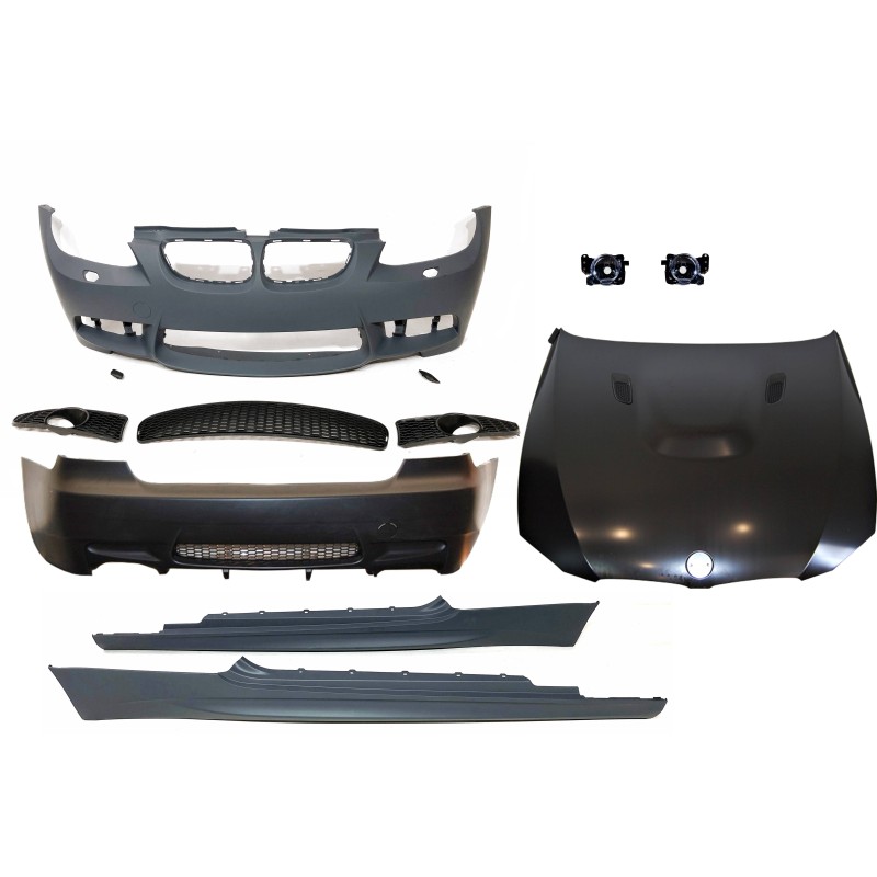 Kit De Carrosserie BMW E92 / E93 06-09 Look M3 Antibrouillard Métal