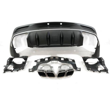 Difusor Trasero Mercedes C167 GLE 2020 Colas