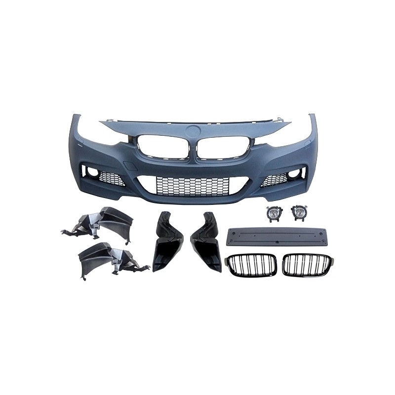 PARAURTI ANTERIORE BMW F30 / F31 LOOK M-TECH ABS