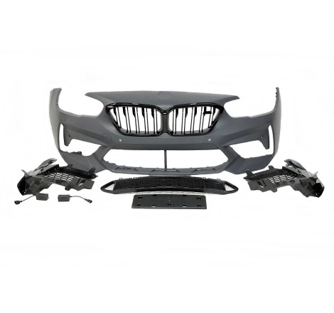 Kit De Carrocería BMW F20 LCI Look M2C 2 Salidas doble Brillante Negro