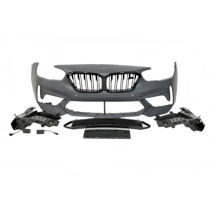 Body Kit BMW F20 LCI M2C 2 Exhaust Double Glossy Black