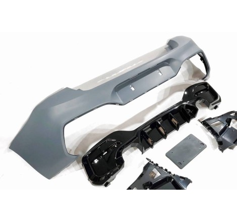 Kit De Carrocería BMW F20 LCI Look M2C 2 Salidas doble Brillante Negro