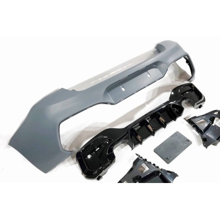 Kit De Carrosserie BMW F20 LCI Look M2C 2 Sortie double Noir brillant