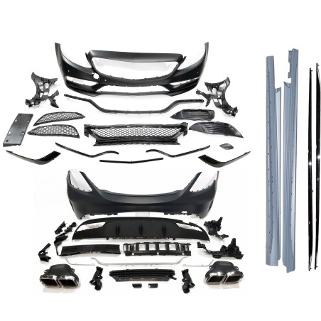 Kit De Carrosserie Mercedes W205 2014-2018 4P Look AMG C63