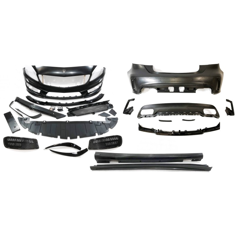 Kit Estetici Mercedes W176 A45 2012-2015 Look AMG Nessuna linea di fuga.