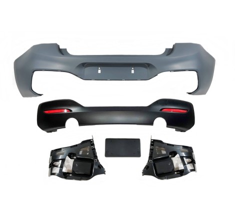 Rear Bumper BMW F20 /F21 LCI 15-18 1.35 look M-Tech 2 Exhausts