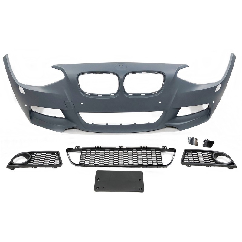 Front Bumper BMW F20 / F21 12-14 3-5D Look M-Tech Park Assistant