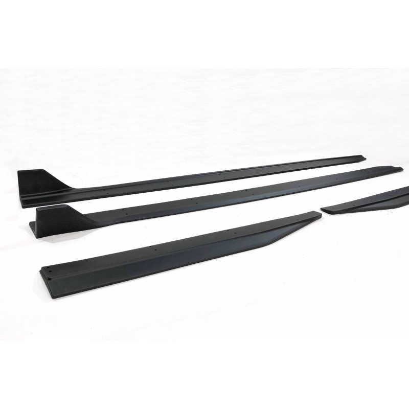 Side Skirts Ford Mustang 2015-2020 Look GT500 Matte Black