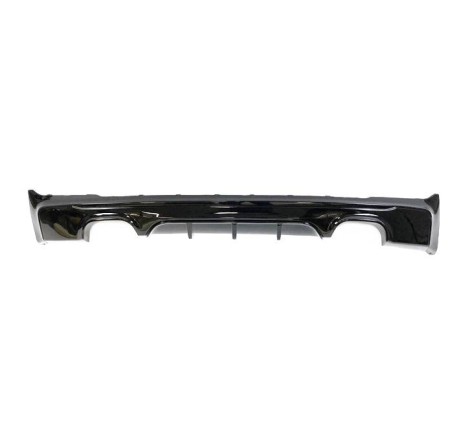 Rear diffuser BMW F22 / F23 14-19 2 exhausts Glossy Black