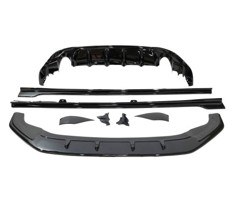 Kit Estetici Volkswagen Golf 7.5 GTI Look TCR Nero lucido