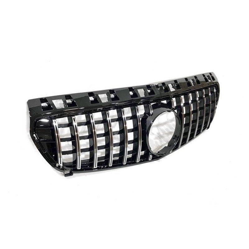 Front Grill Mercedes W176 2012-2015 Look GTR Black