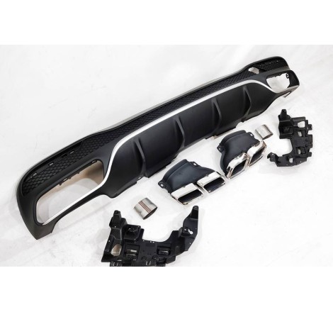 Difusor Trasero Mercedes W166 GLE 350 AMG look 63