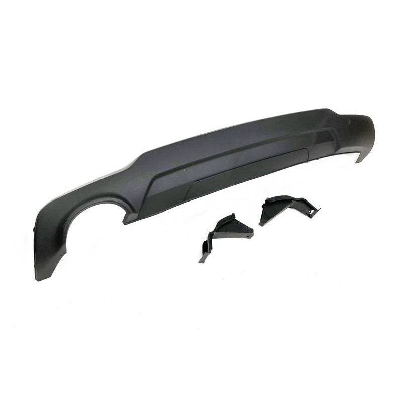 Rear Diffuser Mercedes W204 07-13 Look AMG 1 Exhaust ABS 