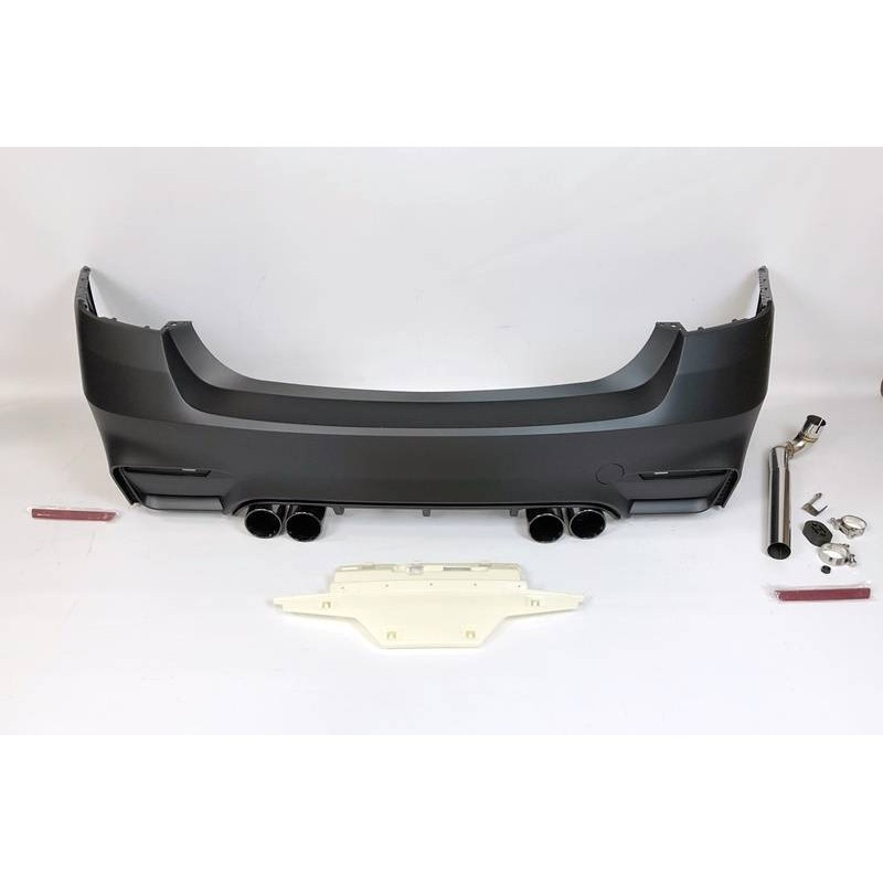 Rear Bumper BMW F30 Look M3 Exhaust