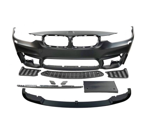 Front Bumper BMW F30-F31 Look M4 Lip Spoiler ABS